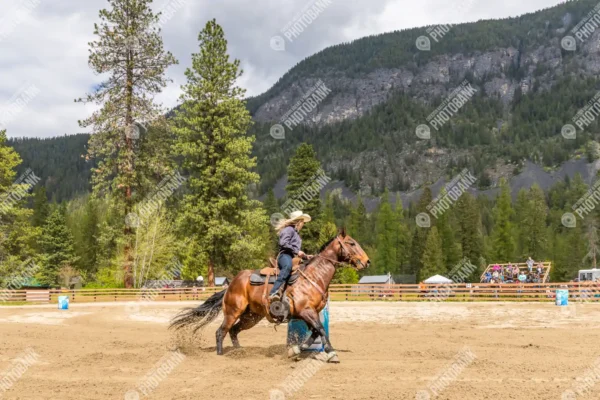 Barrel racing at Canyon Park